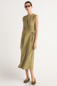 Modern Citizen Agnes Twist-Drape Jersey Dress