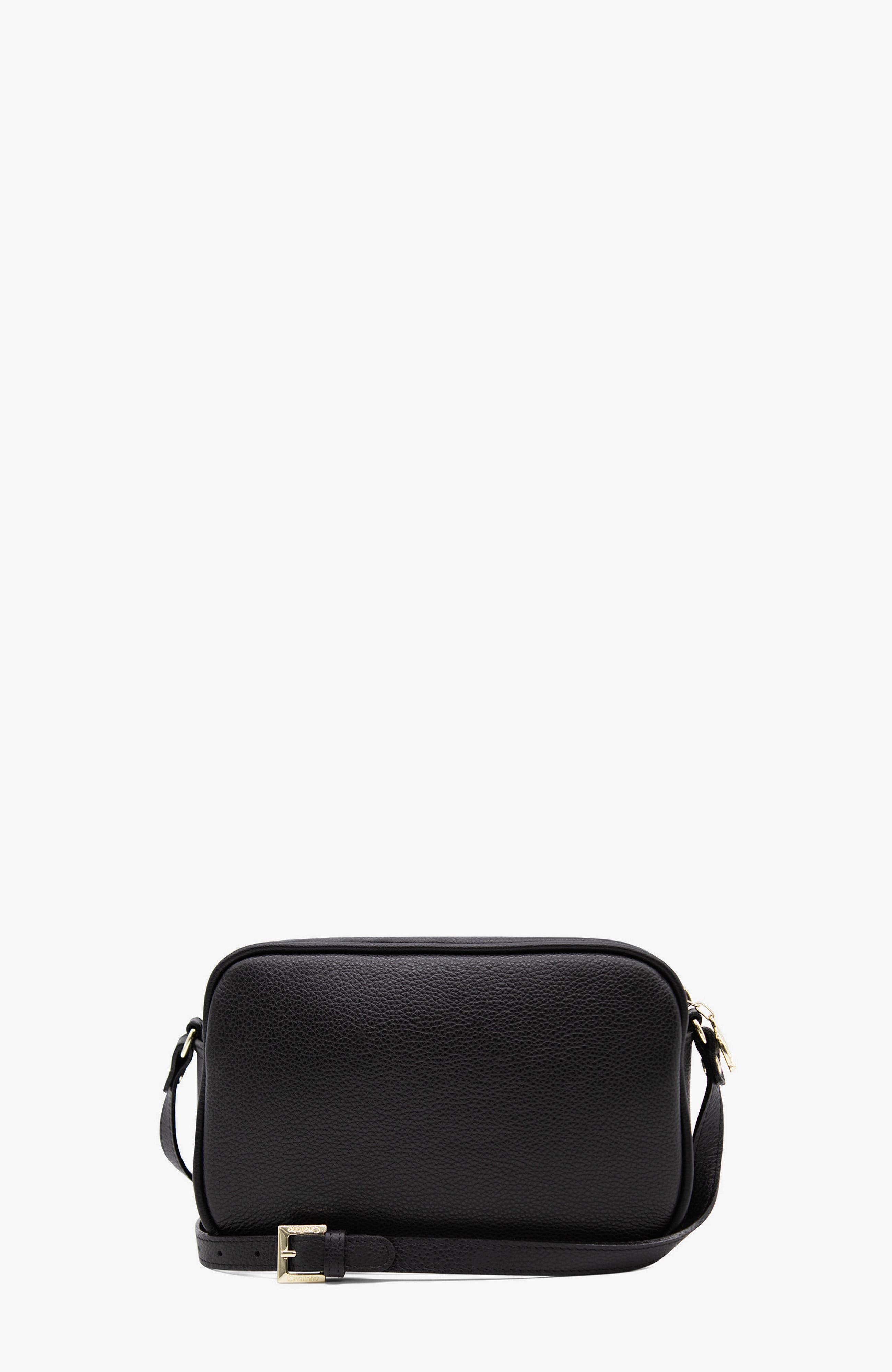 Muse 511 Pebbled Leather Crossbody Bag, Alternate, color, Black
