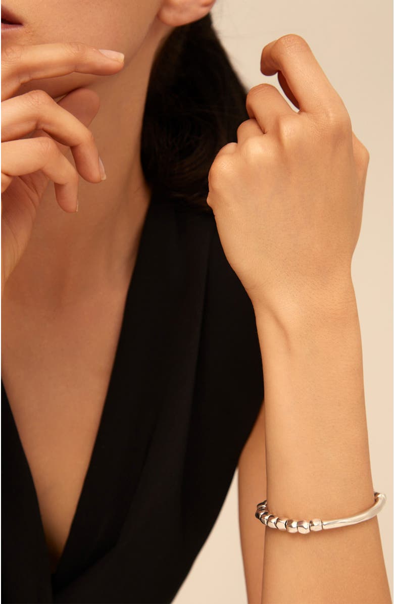 UNODE50 Tubo Bracelet, Alternate, color, Silver