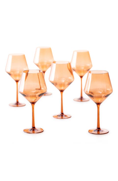 Sole Shatter Resistant 6-Piece Cabernet Wine Glasses