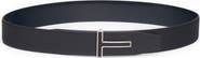 TOM FORD Reversible Logo Leather Belt