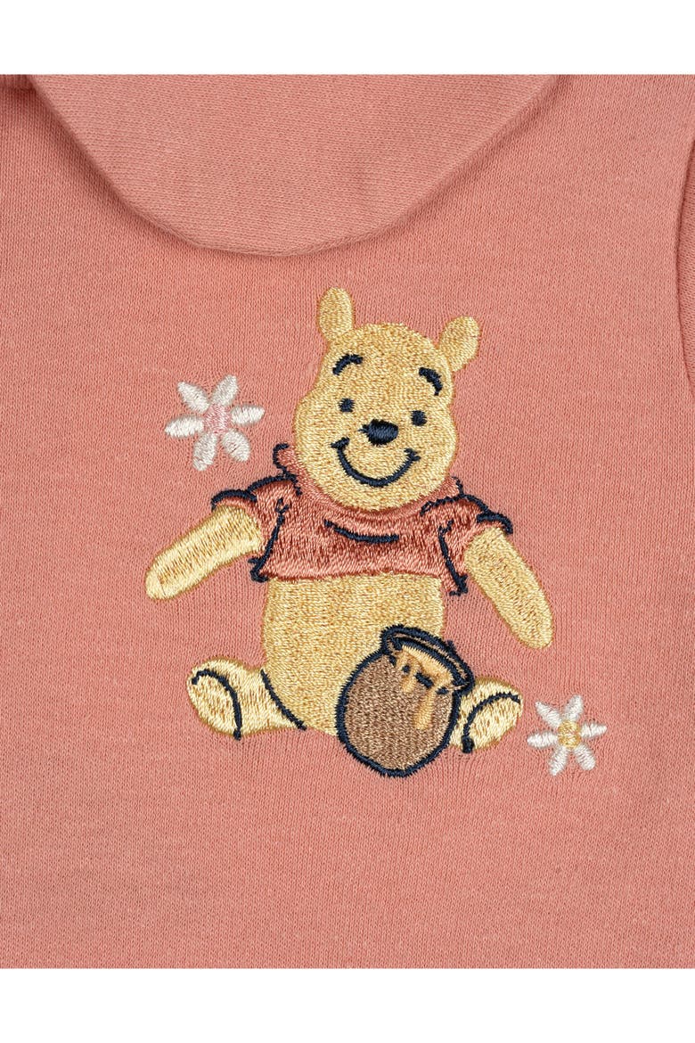 Winnie the Pooh 2-Pack One Piece Bubble Rompers, Alternate, color, Coral Ivory Pooh