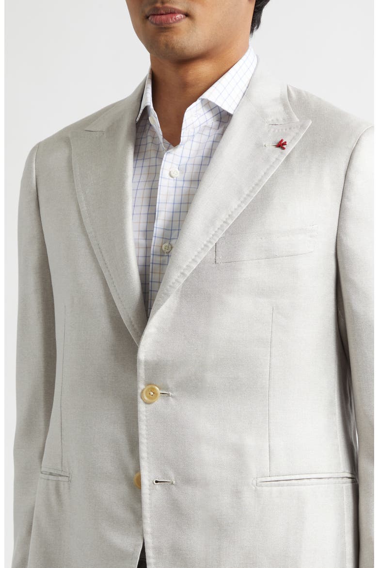 Unito Soft Silk Twill Sport Coat, Alternate, color, WHITE