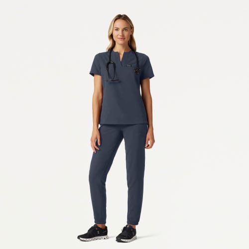 Jaanuu 7-pocket Skinny Scrub Jogger In Gray