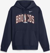 Nike Men's Nike Navy Denver Broncos Expect Victory Club Fleece Pullover Hoodie