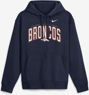 Nike Men's Nike Navy Denver Broncos Expect Victory Club Fleece Pullover Hoodie
