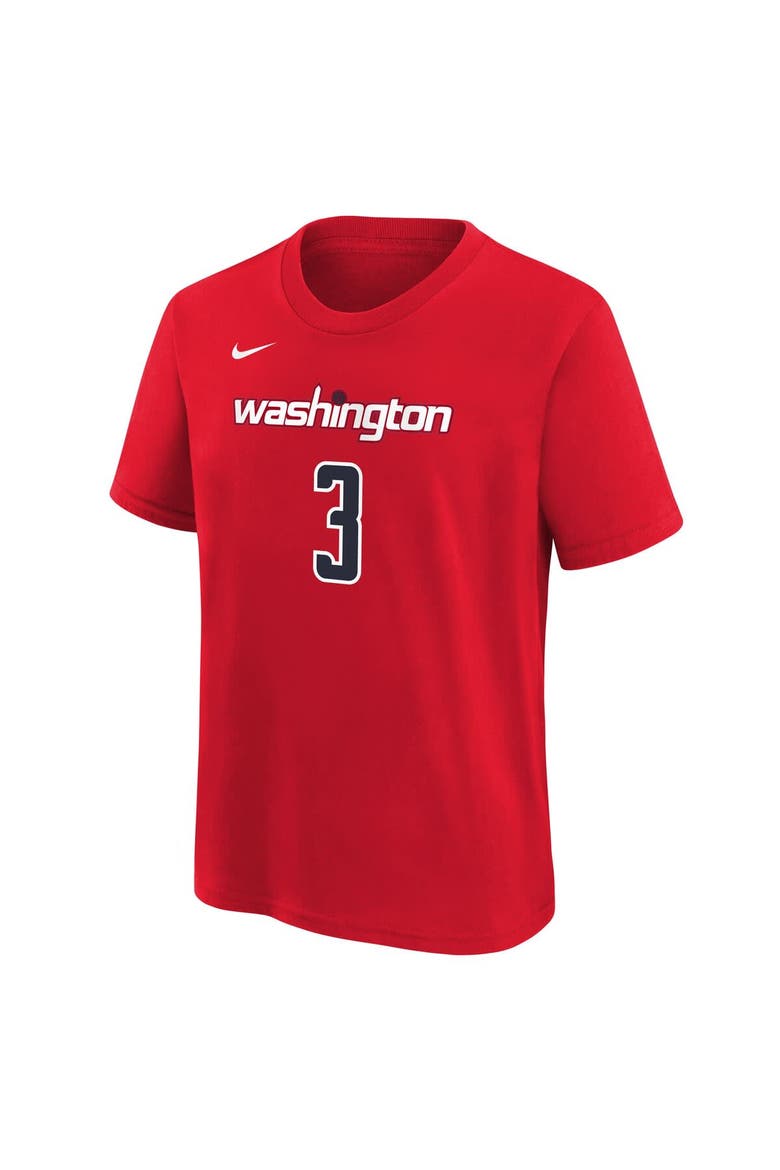Youth Nike Trae Young Red Washington Wizards 2026 Name & Number T-Shirt, Alternate, color, Red