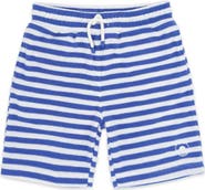 Feather 4 Arrow Kids' Coastal Stripe Terry Cloth Drawstring Shorts