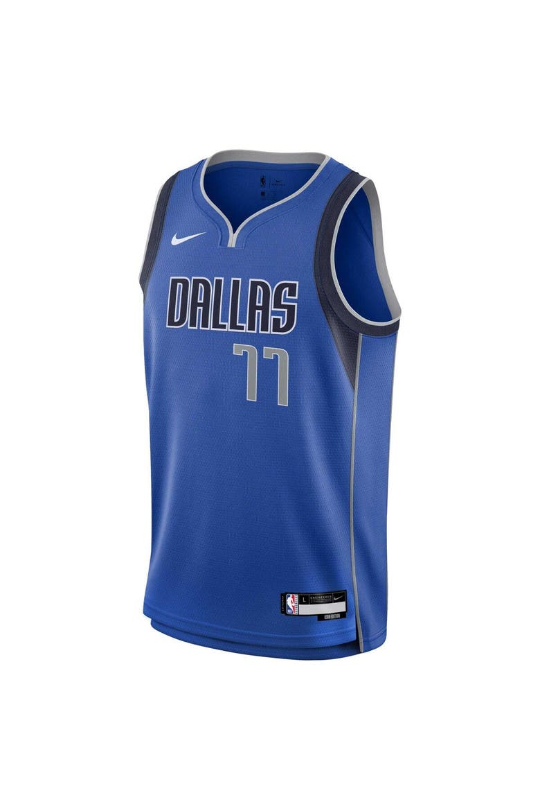 Youth Nike Luka Dončić Blue Dallas Mavericks Swingman Jersey - Icon Edition, Alternate, color, Blue