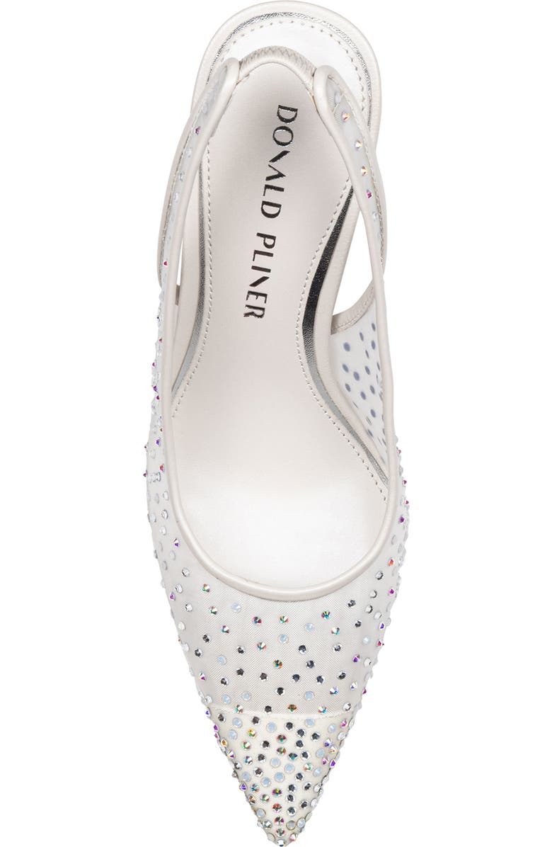 Donald Pliner Eloise Slingback Pointed Toe Pump, Alternate, color, Pearl