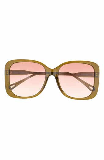 57mm Core Square Gradient Sunglasses