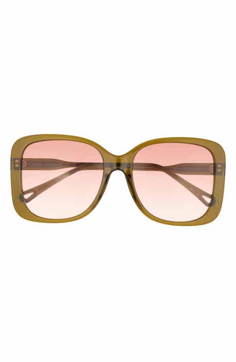57mm Core Square Gradient Sunglasses