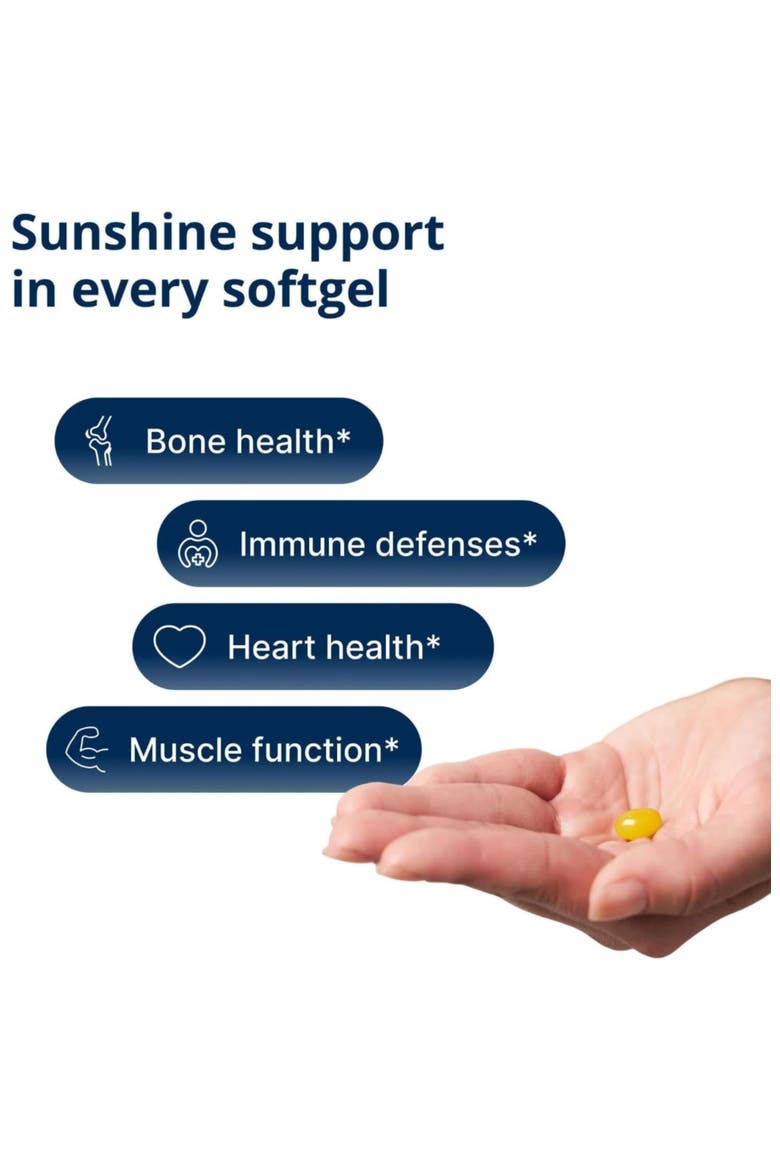 Vitamin D3 and K2 Immune Support Softgels 60 Softgels, Alternate, color, None