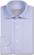 Bugatchi Devon OoohCotton® Optical Grid Print Button-Up Shirt
