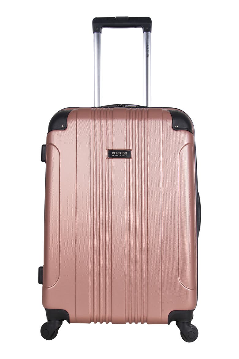 Out of Bounds Hardside Suitcase, Main, color, ROSE GOLD