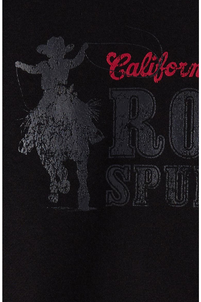 Kids' California Rodeo Hoodie, Alternate, color, BLACK
