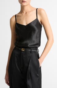 Vince Crinkle Satin Camisole