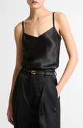 Vince Crinkle Satin Camisole