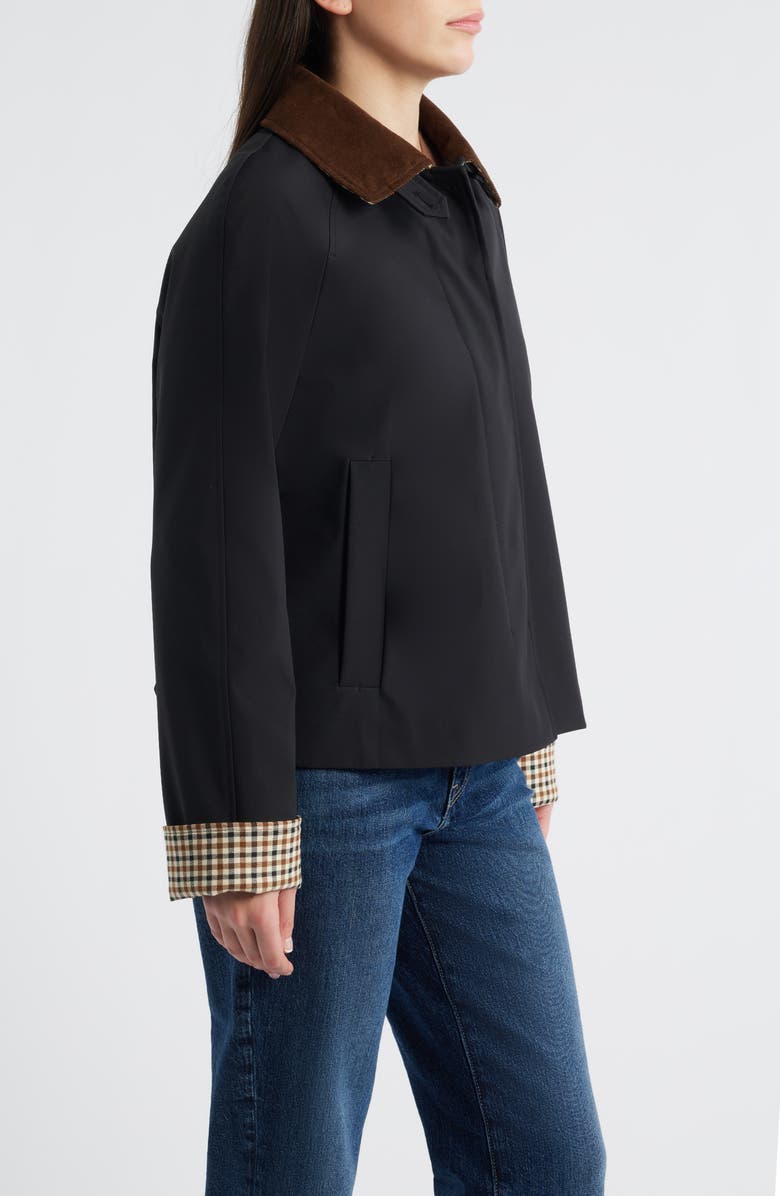 London Fog Water Resistant Jacket, Alternate, color, Black