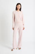 Chinti & Parker Wool Cashmere Blend Crew Neck Cropped Cardigan