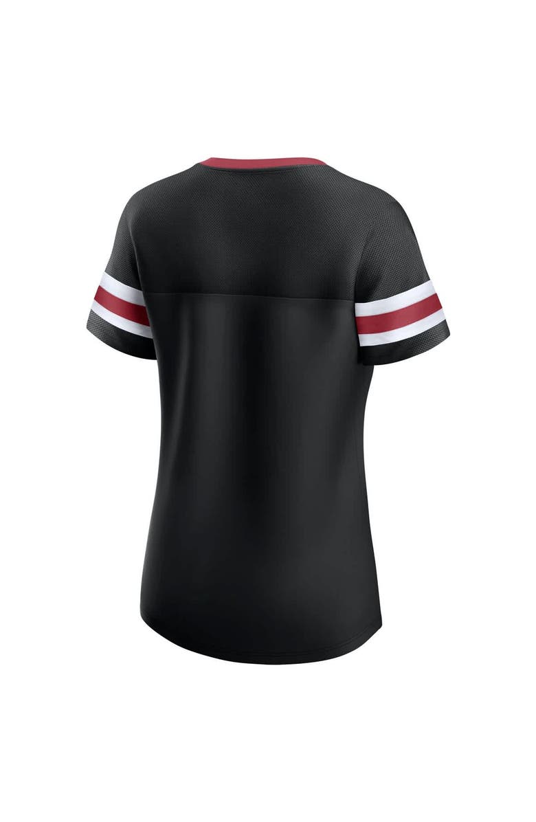 FANATICS Women's Fanatics Black Arizona Cardinals Original State Lace-Up T-Shirt, Alternate, color, Black
