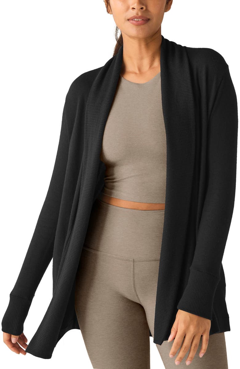 Beyond Yoga Relax Rib Cardigan, Main, color,