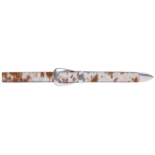 Black Suede Studio Tetra Belt In Neutral