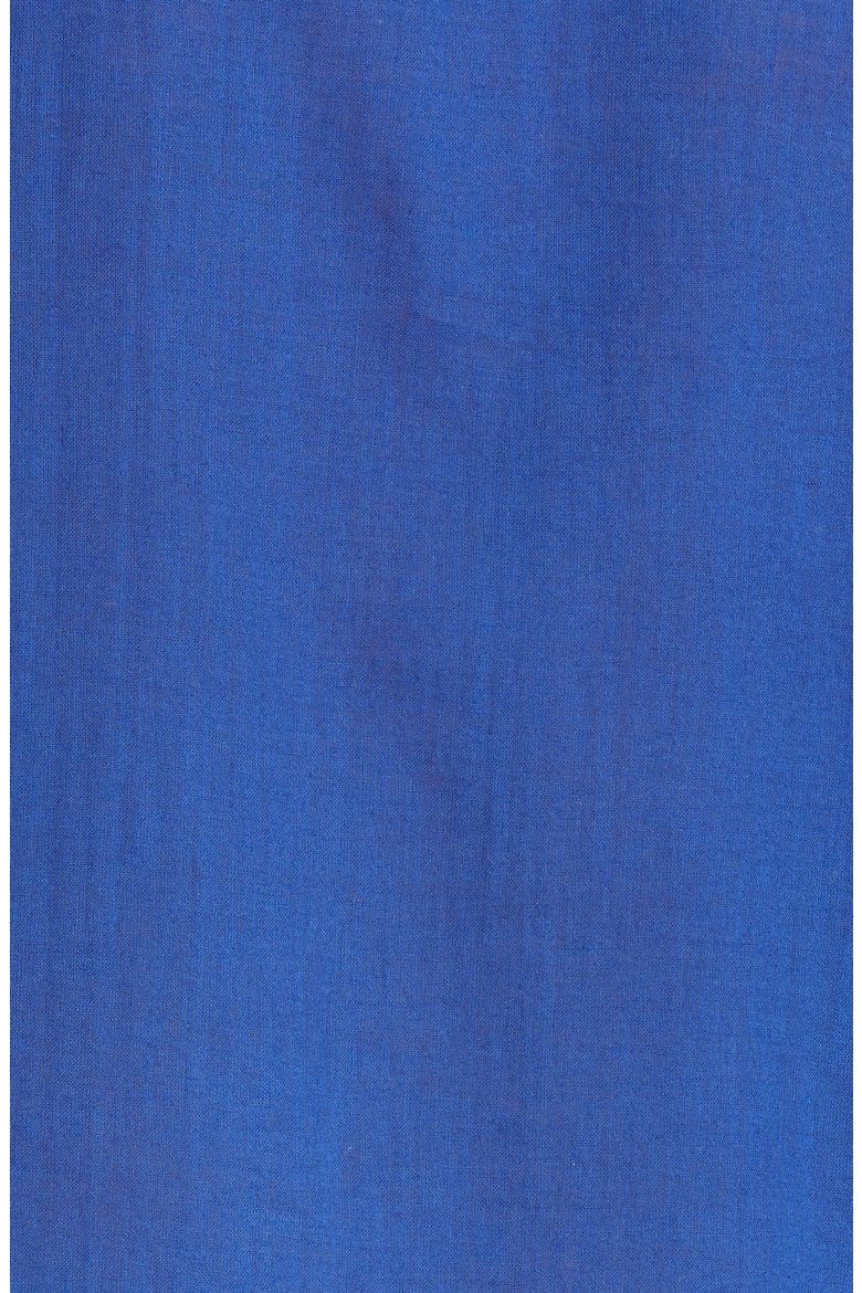 Eileen Tissue Button-Up Shirt, Alternate, color, COBALT VOILE