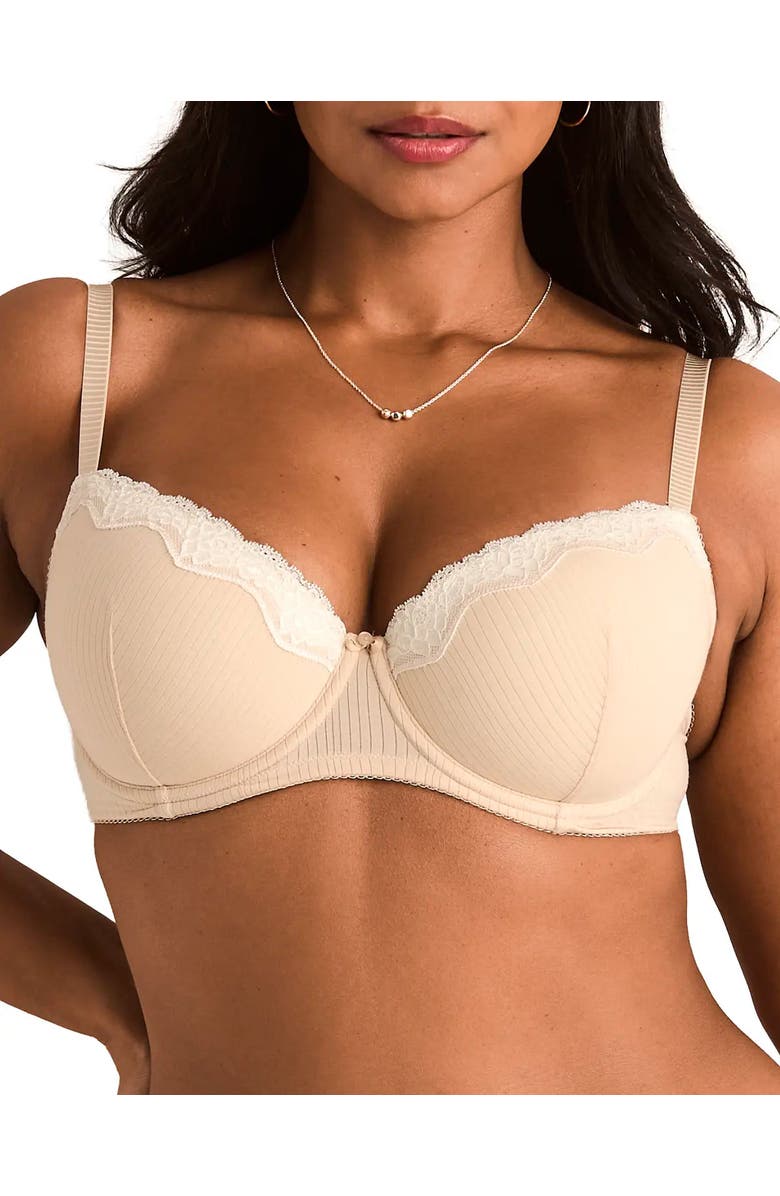 Adore Me Lilou Contour Demi Bra, Main, color, Light Beige