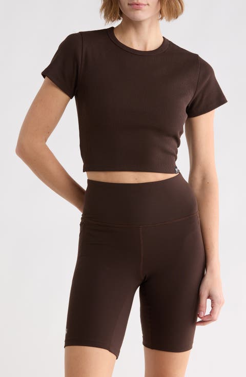 Rival Rib Performance Cropped T-Shirt