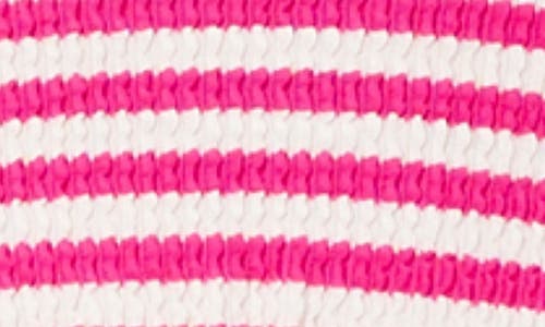 Rip Curl Es Vedra Stripe High Leg Skimpy Bikini Bottoms In Pink