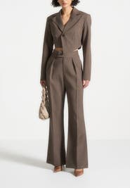 Manière De Voir Elsa High Waisted Tailored Trousers