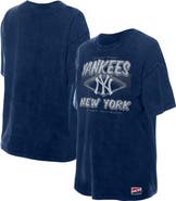 New Era Women's New Era Navy New York Yankees Mineral Wash Oversized T-Shirt