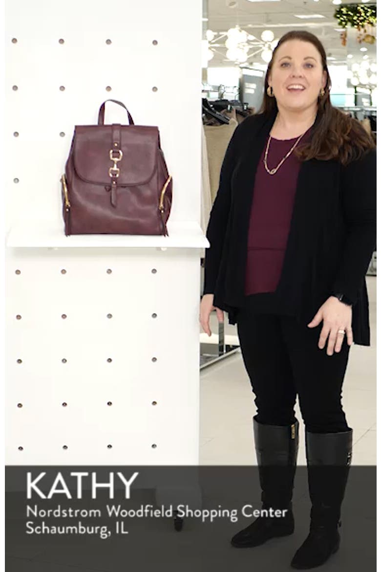 Marah Faux Leather Backpack video