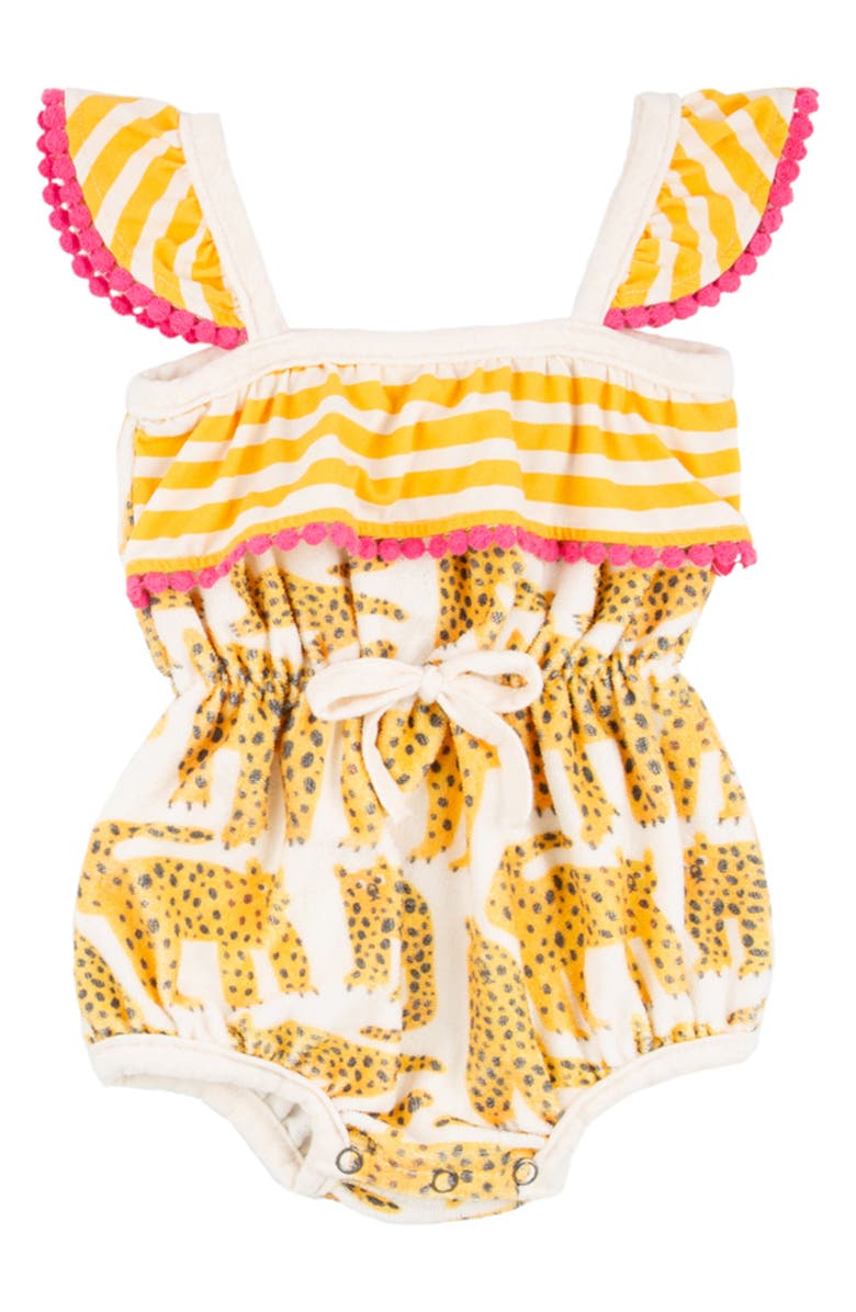 Miki Miette Willa Cotton Gauze Bubble Romper, Main, color, 