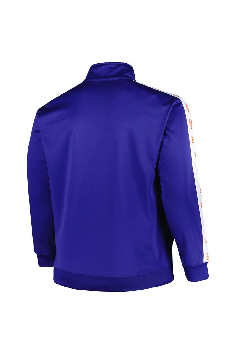 Men's Royal New York Mets Big & Tall Tricot Track Full-Zip Jacket, Alternate, color, Royal