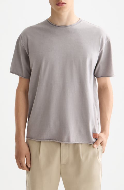 Raw Edge Cotton T-Shirt