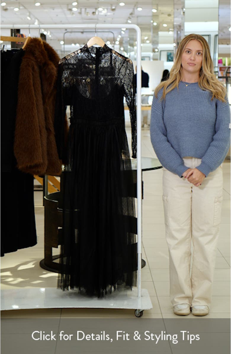 Shiloh Long Sleeve Lace Dress, sales video thumbnail