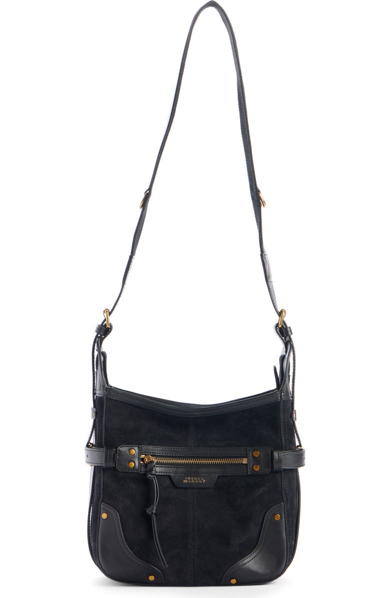 Isabel Marant Small Sierra Suede Hobo Bag, Alternate, color,