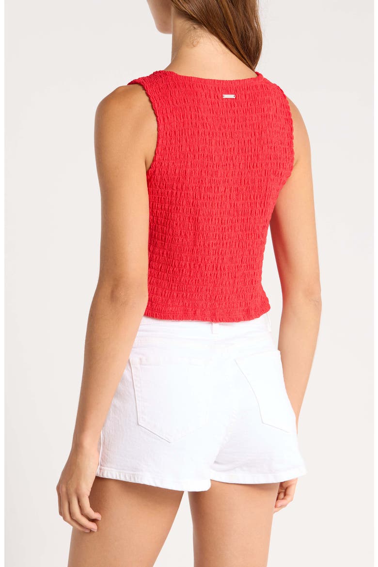 Kelsey Button-Up Sleeveless Top, Alternate, color, FIESTA RED