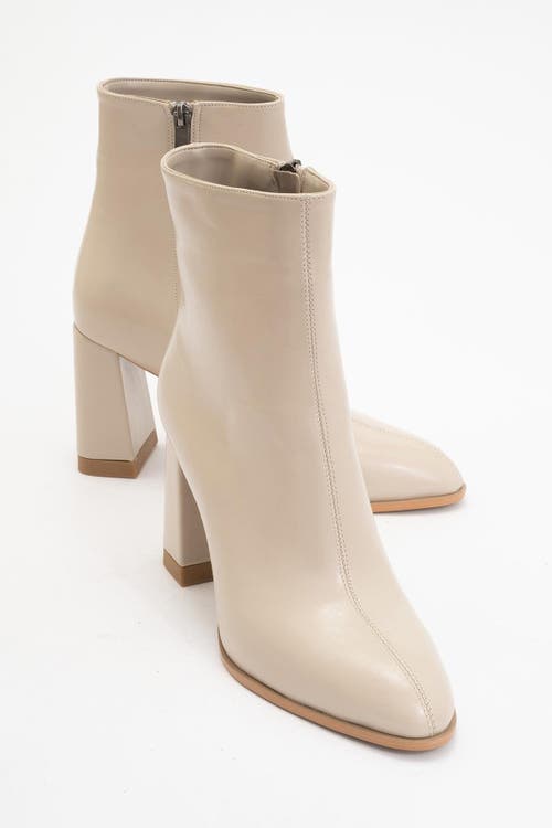 Prologue Shoes Jewel High Heel Boot In Brown