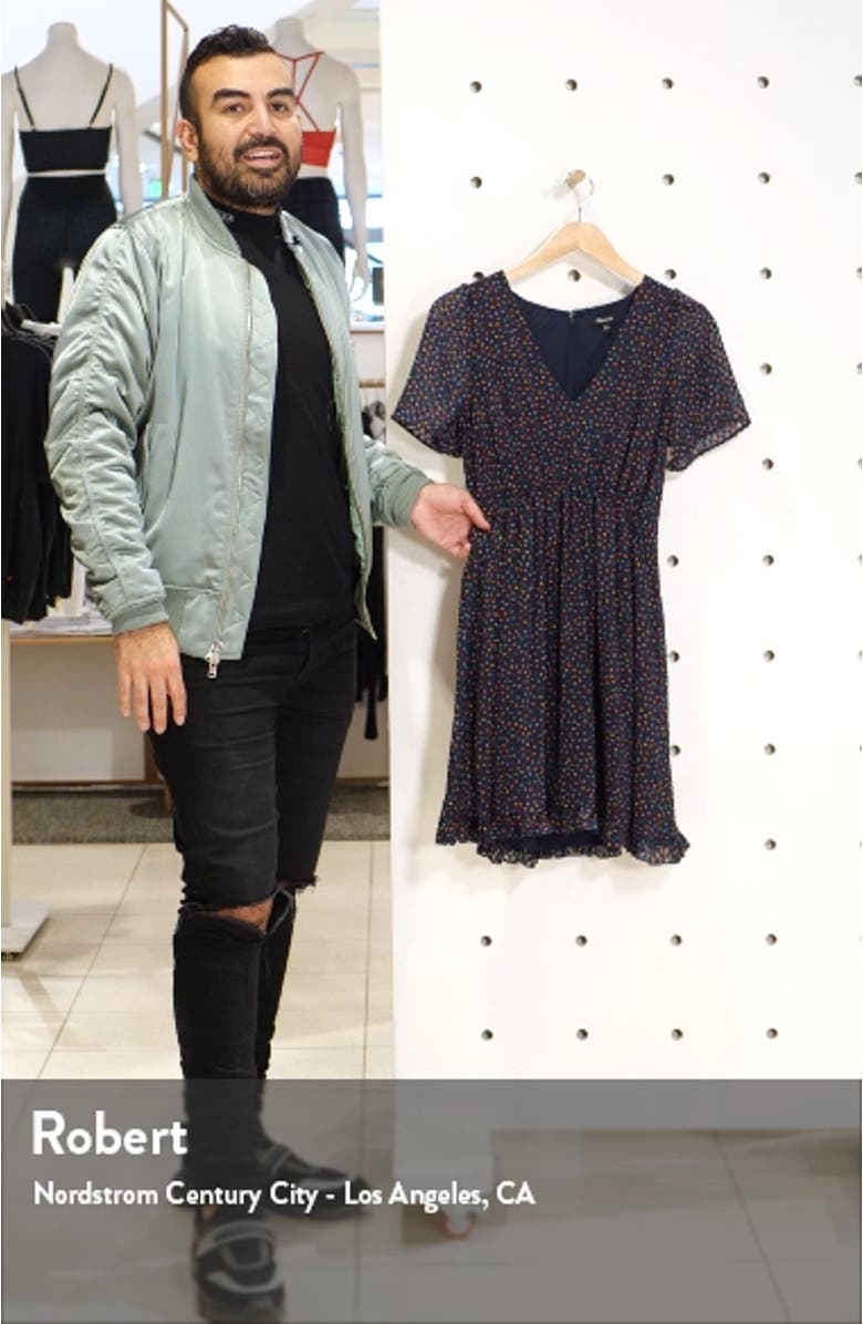 Sugar Dot Flutter Sleeve Dress, sales video thumbnail