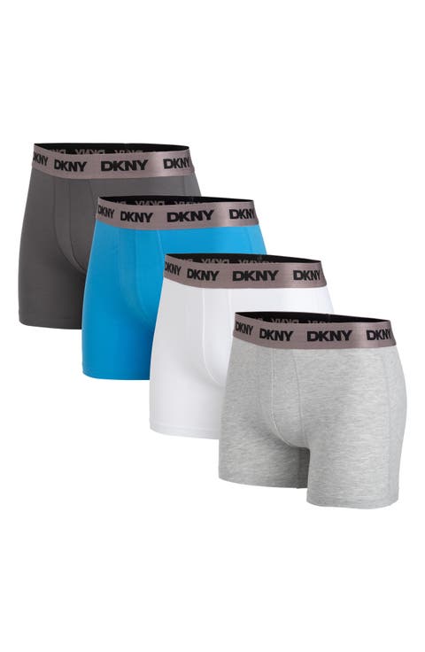 Cotton Stretch Pack of 4 Boxer Briefs