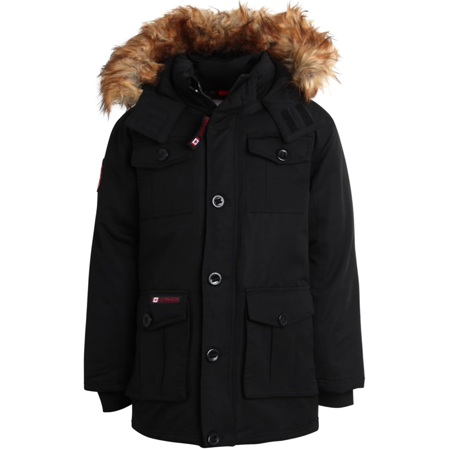 Canada Weather Gear Kids'  Boys' Heavyweight Winter Ski Jacket In Black