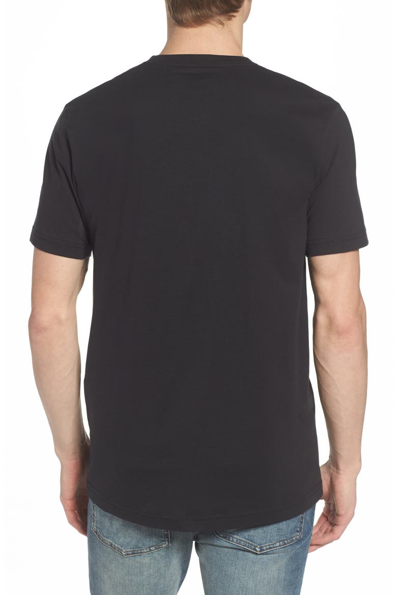 V-Neck T-Shirt, Alternate, color, BLACK
