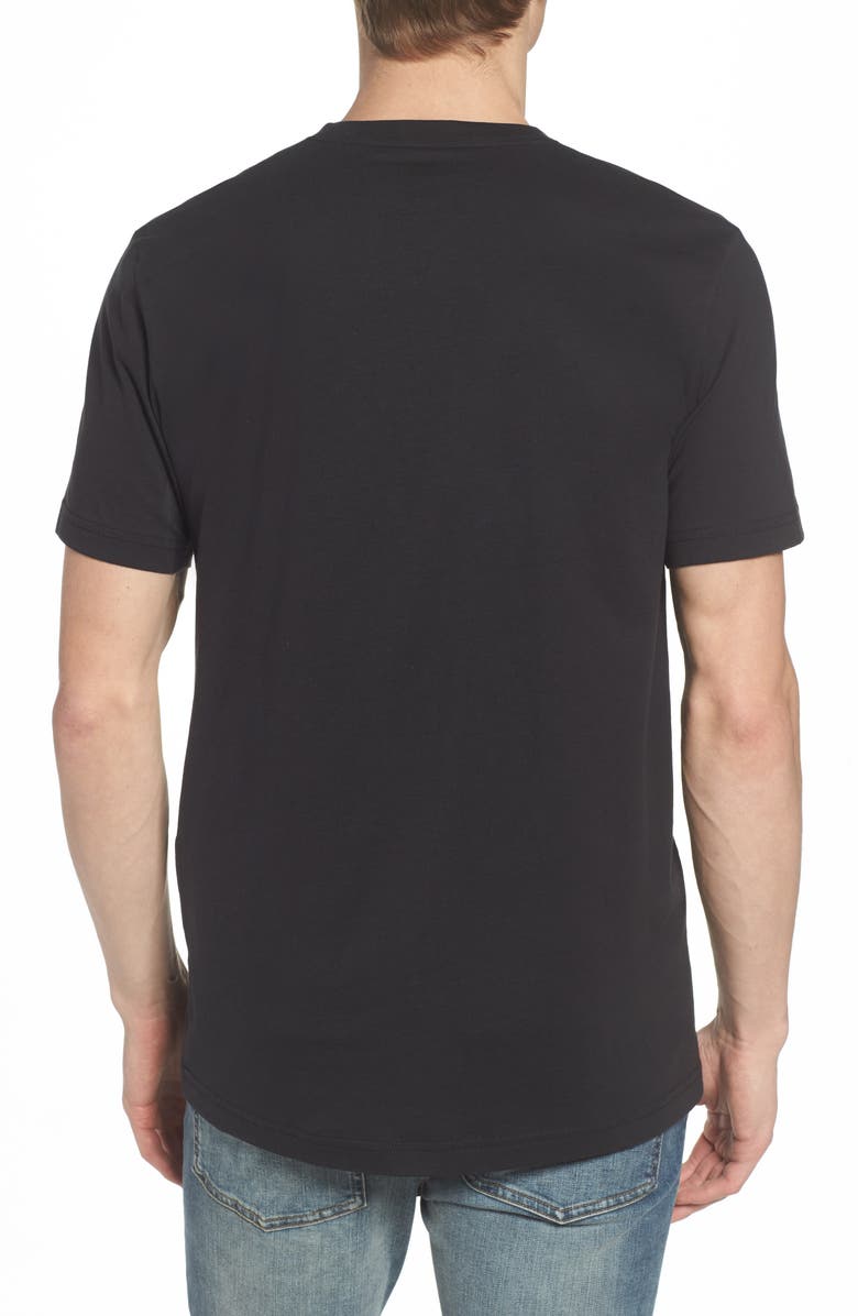 Psycho Bunny V-Neck T-Shirt, Alternate, color, Black