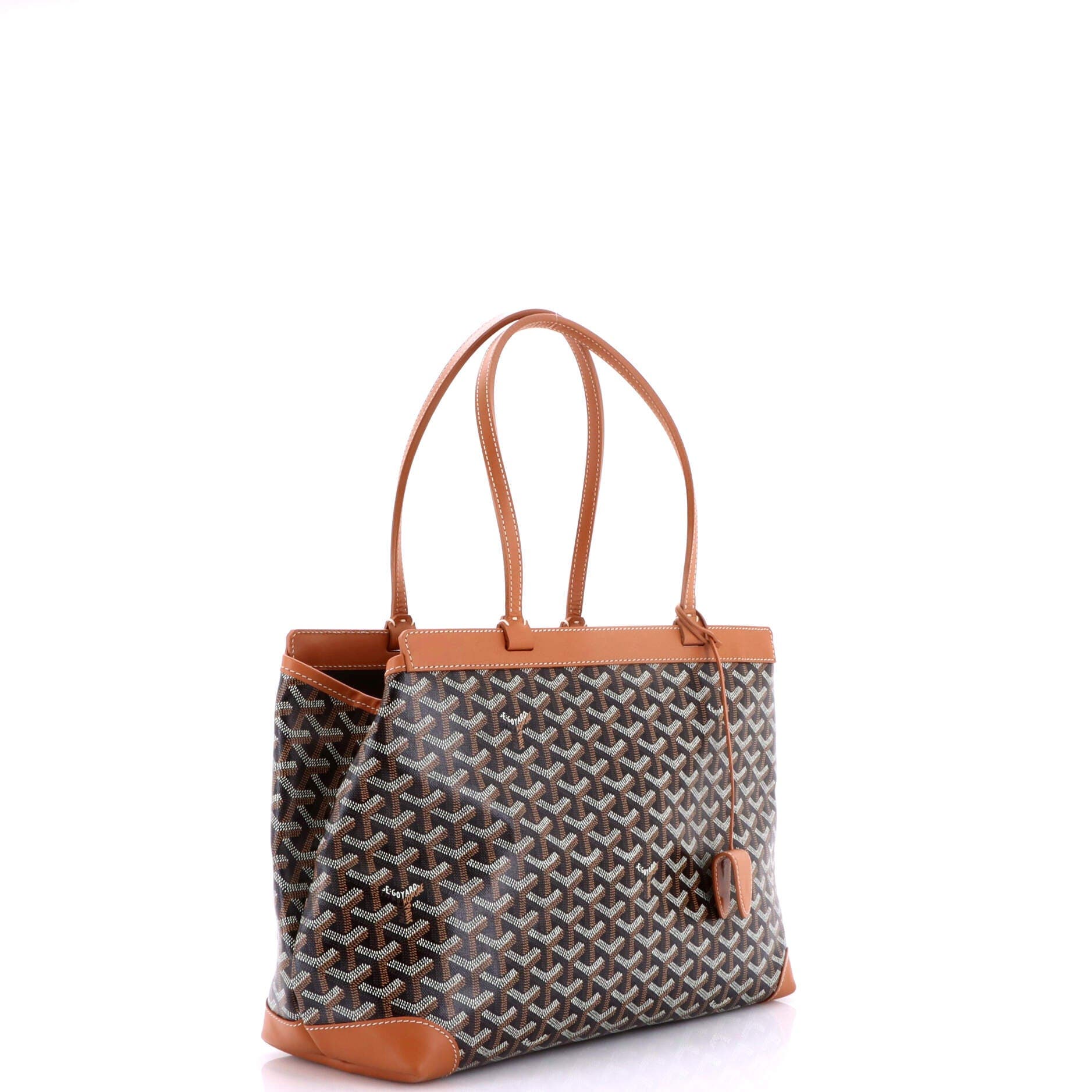 Bellechasse Bag Coated Canvas PM, Alternate, color, Brown