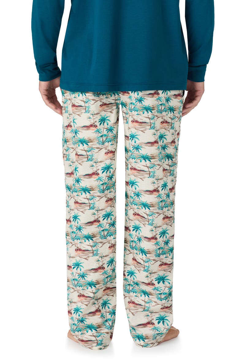 Cotton Pajama Pants, Alternate, color, OATMEAL PRINT