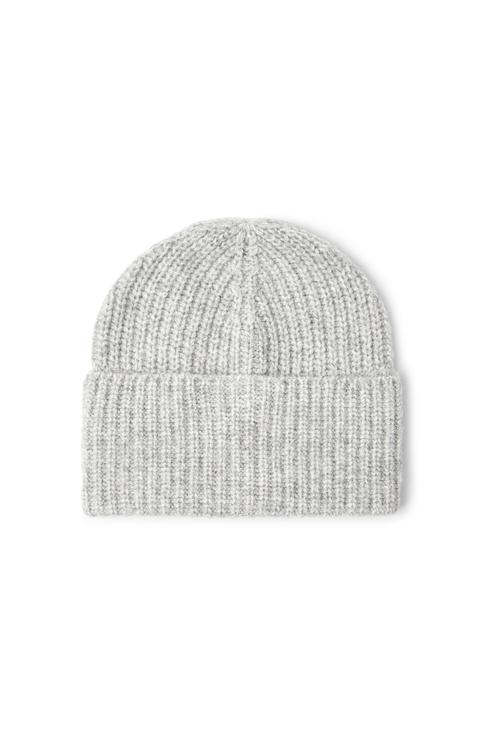 Rib knit beanie