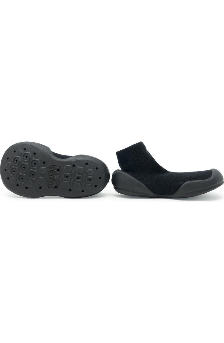 Komuello Toddler Sock Shoes Simple - Brick, Alternate, color, Black